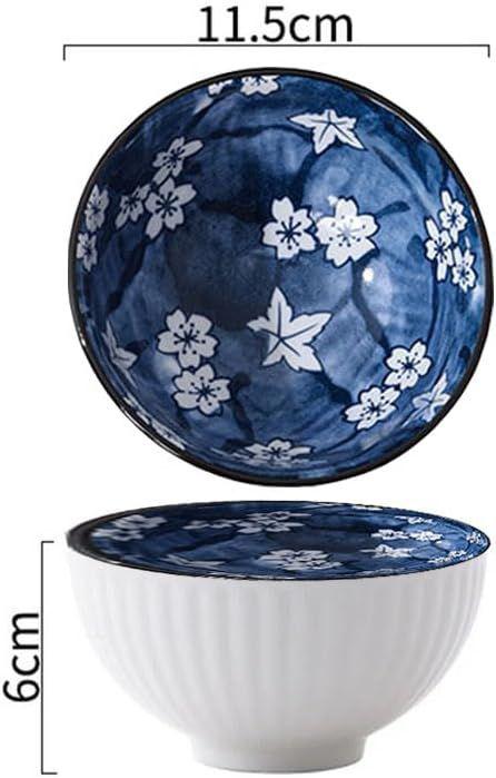 Japanese Style Ceramic Bowl Set of 4