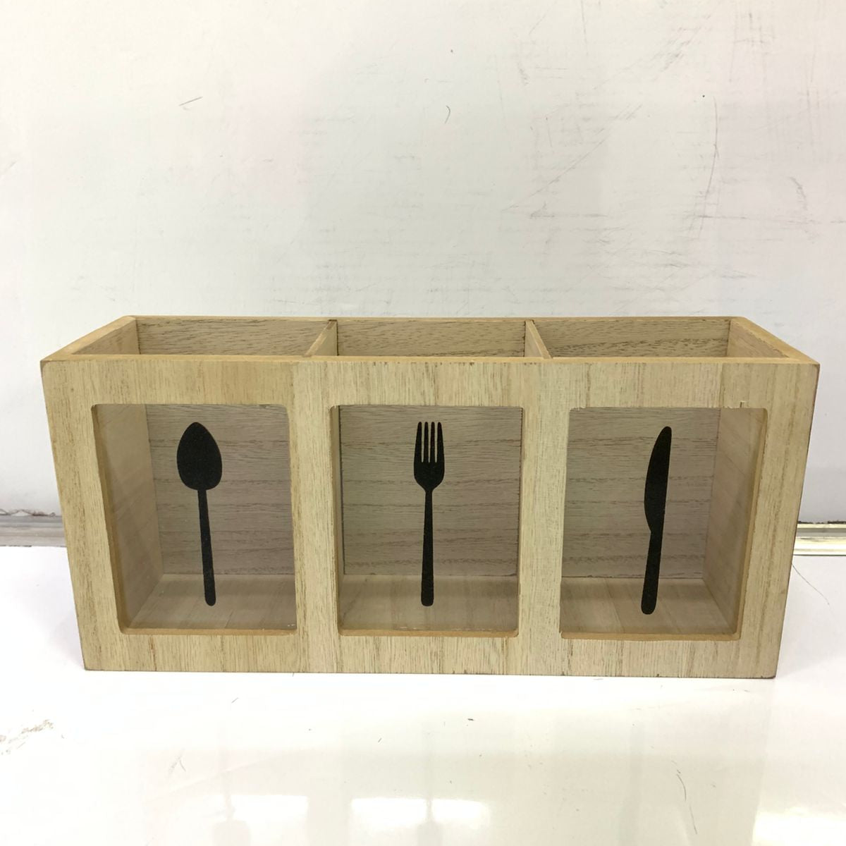 Wooden Cutlery Holder