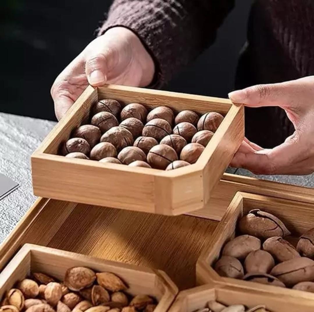 Bamboo Tray with Acrylic Lid
