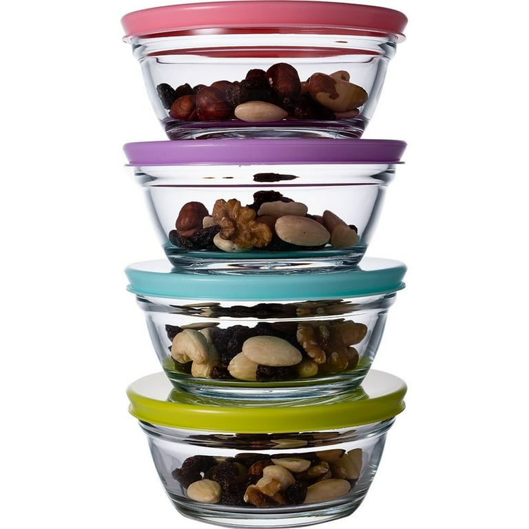 Glass Bowls with Lid