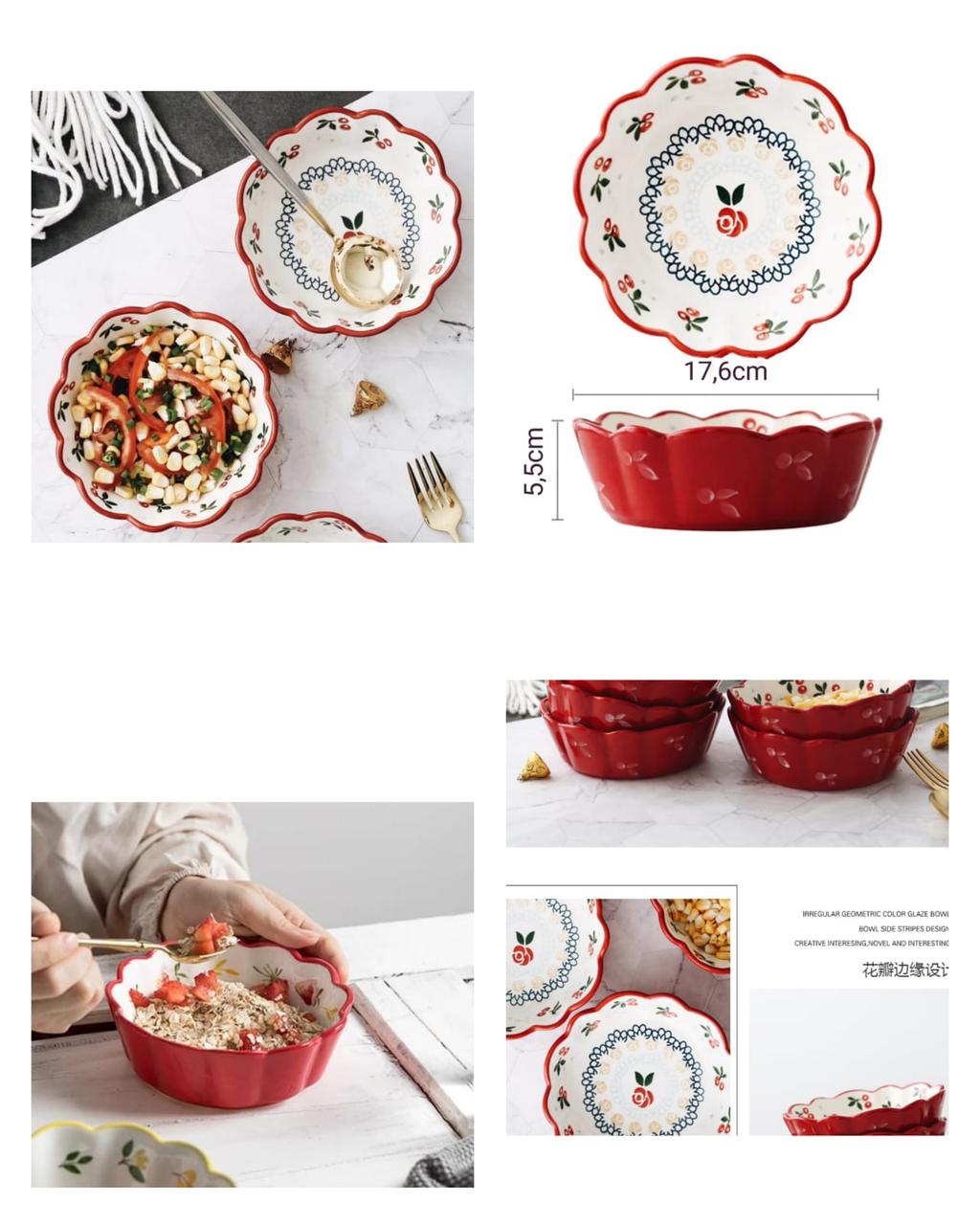 Ceramic Salad Bowl