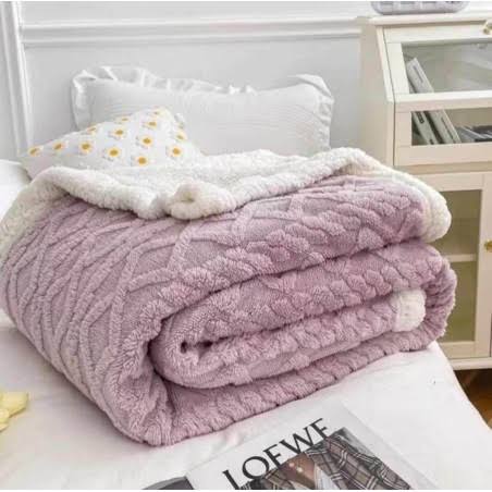 Geometric Pattern Sherpa Throw