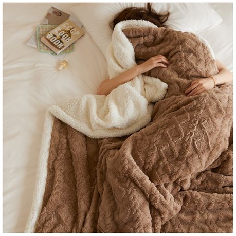 Geometric Pattern Sherpa Throw