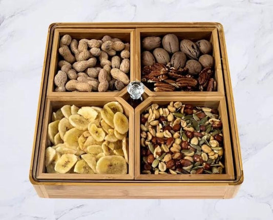 Bamboo Tray with Acrylic Lid
