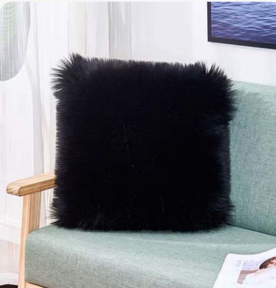 Plush Pillow Cover