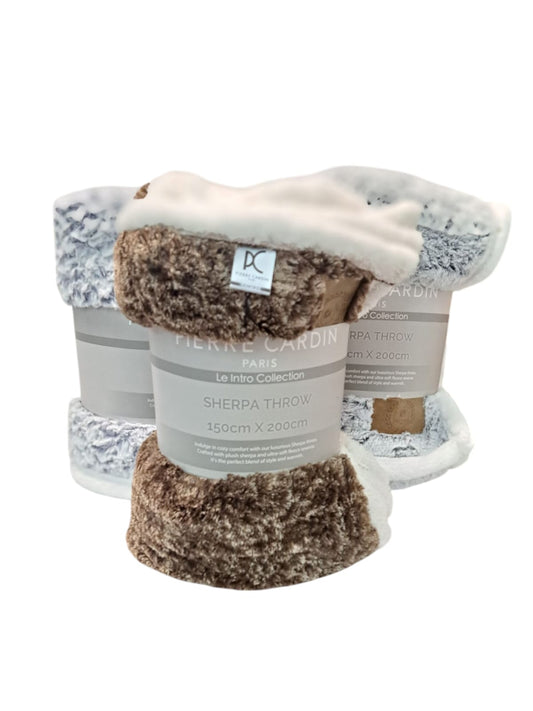 Faux Fur Sherpa Throws
