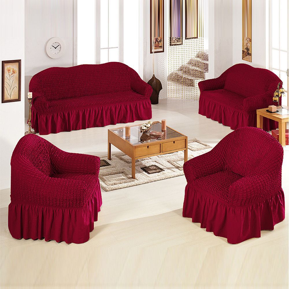 Frilled Sofa Cover