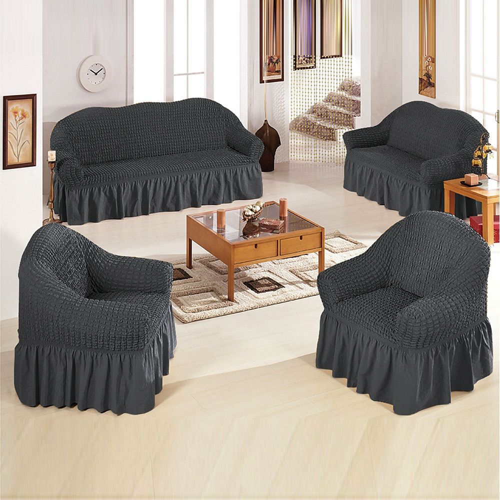 Frilled Sofa Cover