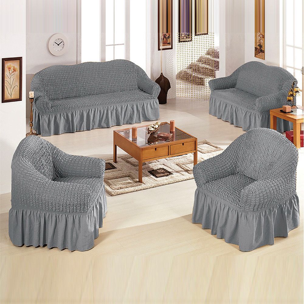 Frilled Sofa Cover