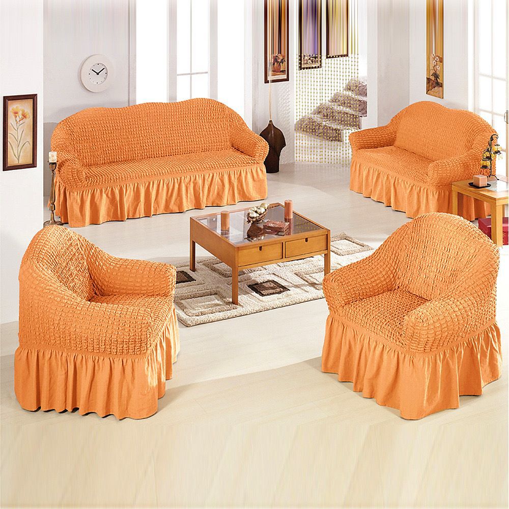 Frilled Sofa Cover