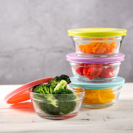 Glass Bowls with Lid